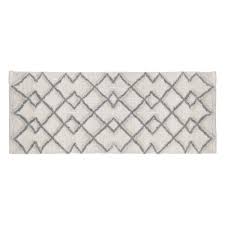 Alfombra de baño "Étnica" de algodón 50x120 gris - 174714B