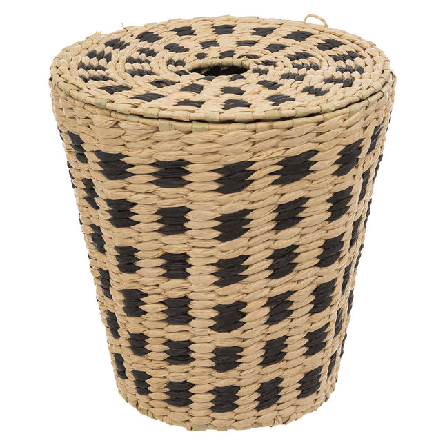 Cesta de baño 7L Negro y Beige  "Terra" - 174733