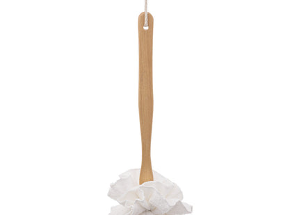 Cepillo de baño de bambú con flor textil - 174741