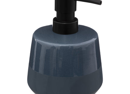 Dispensador de jabón o loción "Mayaj" cerámica azul 440ml - 174765B