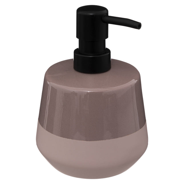 Dispensador de jabón o loción "Mayaj" cerámica duna 440ml - 174765C