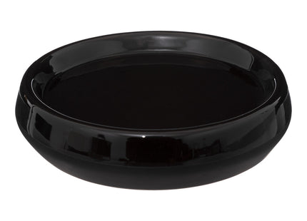 Jabonera "Mayaj" de cerámica negra - 174767A