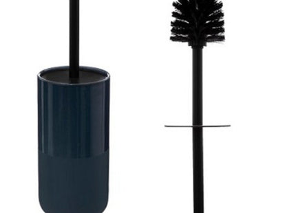 Escobillero "Mayaj" con soporte cerámica azul - 174768B