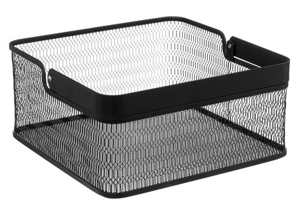 Cesta de almacenamiento "Mayaj" en metal negro M - 174770