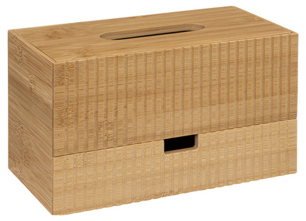 Caja de pañuelos con cajón de 3 compartimentos de almacenamiento - 174776