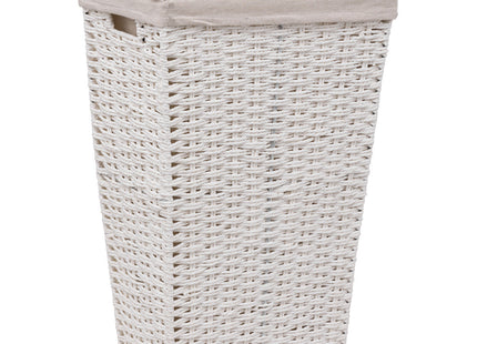 Cesto de ropa tejido blanco A55cm capacidad 35L - 174810