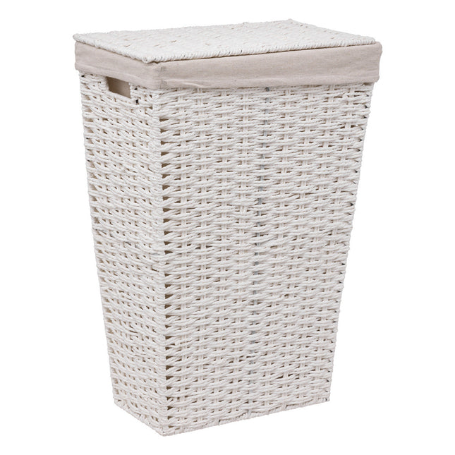 Cesto de ropa tejido blanco A55cm capacidad 35L - 174810