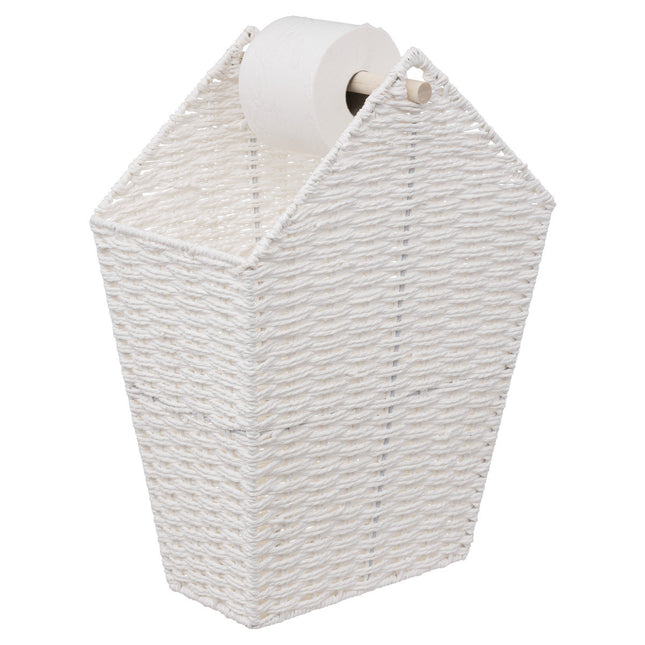 Portarrollos WC con reserva "Costa" blanco - 174817