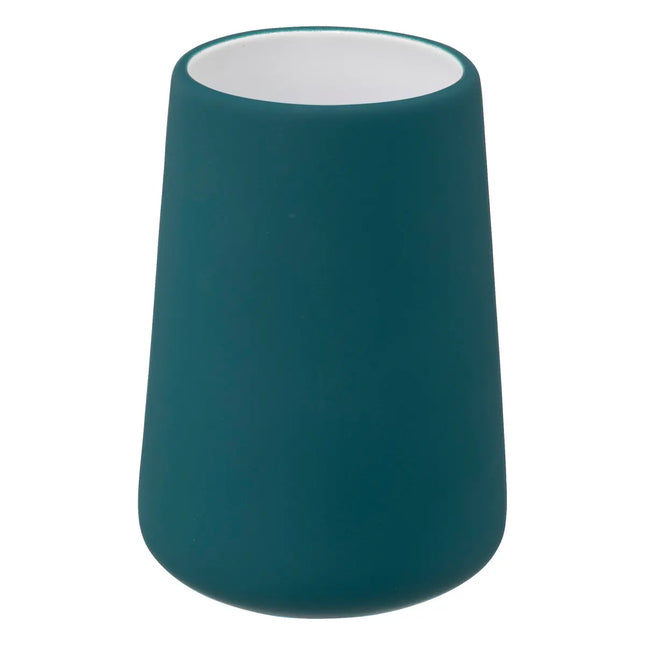 Vaso de baño de cerámica “Colorama” azul petróleo - 174880P