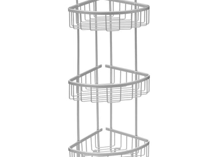 Estante esquinero para ducha de 3 niveles de aluminio - 174919