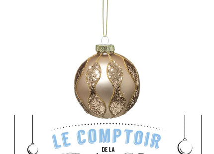 Bola navideña de cristal 7cm - 175545