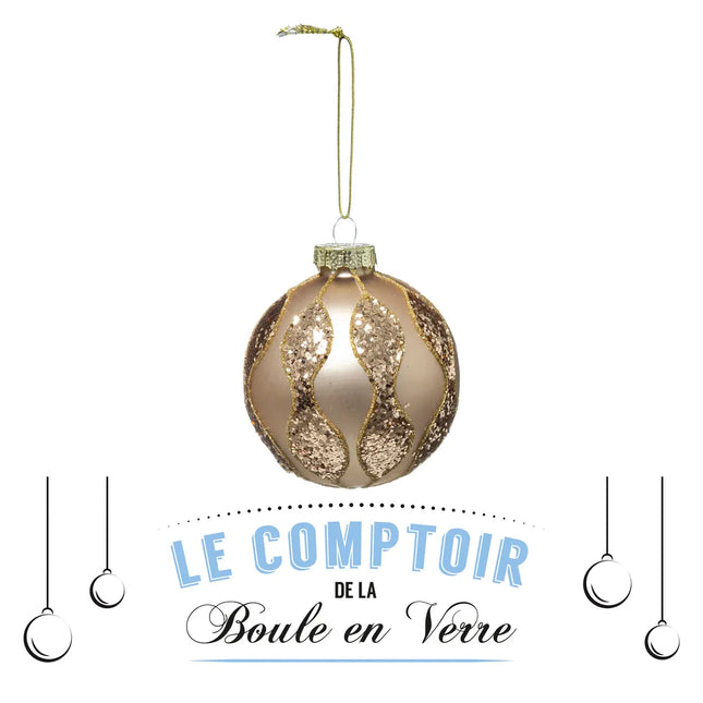 Bola navideña de cristal 7cm - 175545