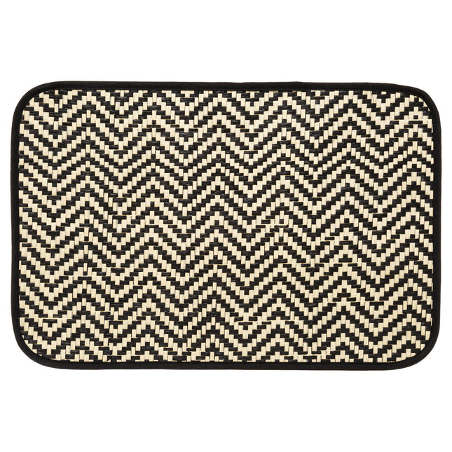 Individual moderno de madera de bambú 45x30 - 176908