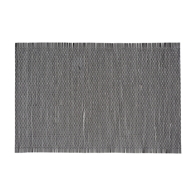 Individuales "Eclat" en bambú 45x30 negro - 176909A