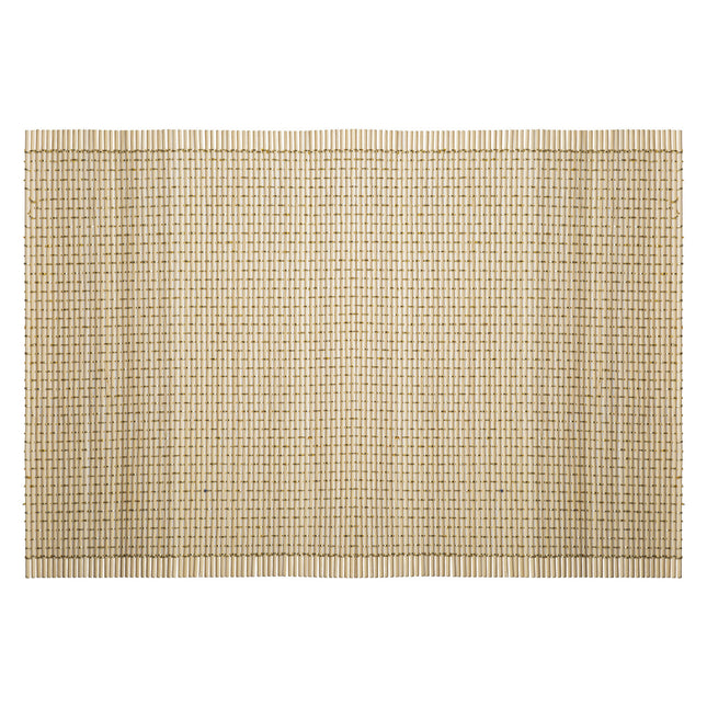 Individuales "Eclat" en bambú 45x30 beige - 176909D