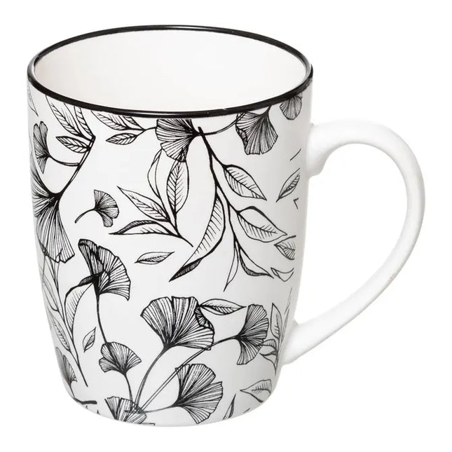 Taza M "Floral Blanco" 340ml - 176943A