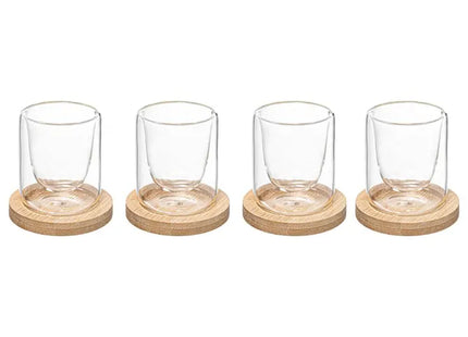 Juego de 4 tazas naturales "Cléa" - 176954