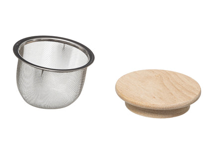 Tetera de hierro fundido negro con interior esmaltado 1L - 176963