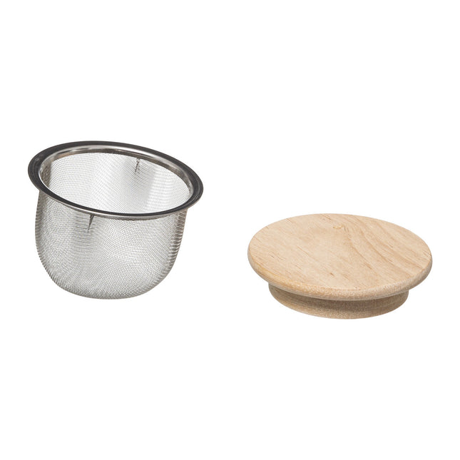 Tetera de hierro fundido negro con interior esmaltado 1L - 176963