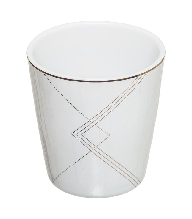 Taza espresso "Hotel" de porcelana blanca 11cl - 176972