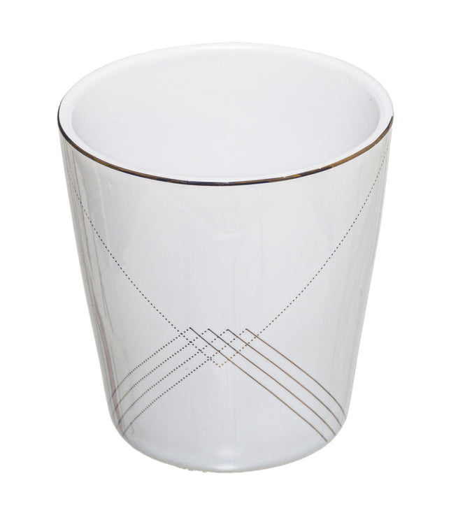 Taza espresso "Hotel" de porcelana blanca 11cl - 176972