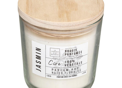 Vela perfumada en vaso + Madera Vegetal 170g - 178313