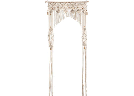 Cortina de hilo de algodón macramé 90x200 - 178521