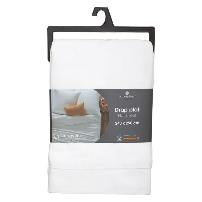 Sábana encimera "Carina" blanco 240x290cm - 178576Z