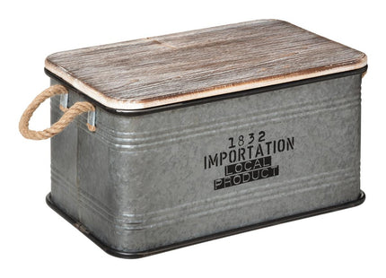 Baúles de madera y metal estilo retro G - 178716A