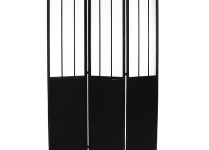 Mampara negra y cristal templado A170cm - 178727