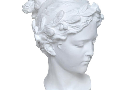 Cabeza de Venus en resina blanca A26cm - 178773