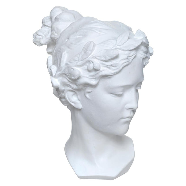 Cabeza de Venus en resina blanca A26cm - 178773