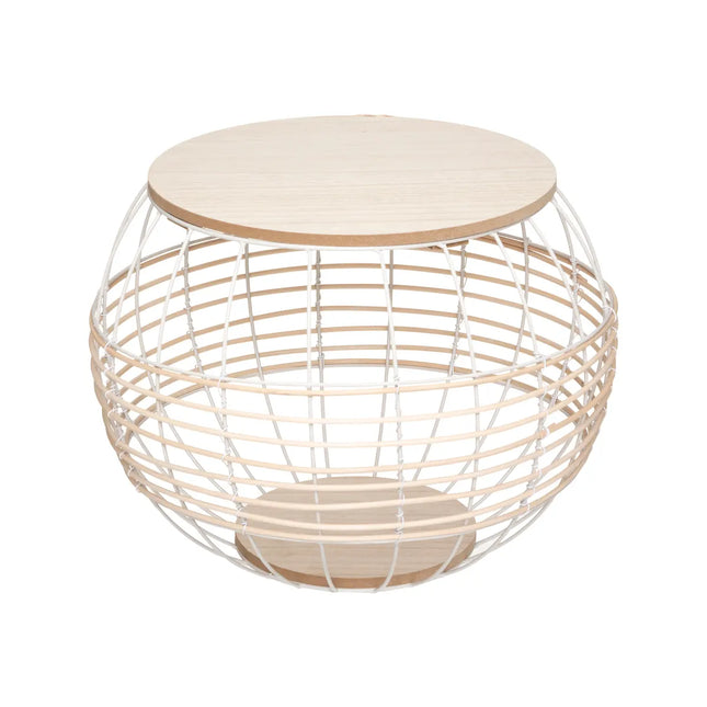 Mesa nido "Juline" blanca D41cm PM - 179126