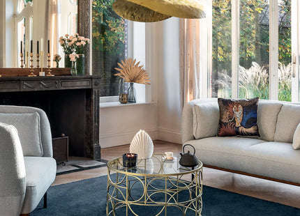 Mesa de centro "Suite" dorado D71cm - 179156