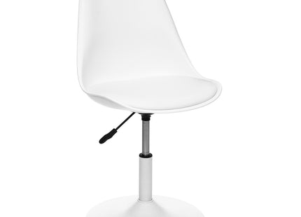 Silla "Aiko" regulable en altura blanco - 179170A