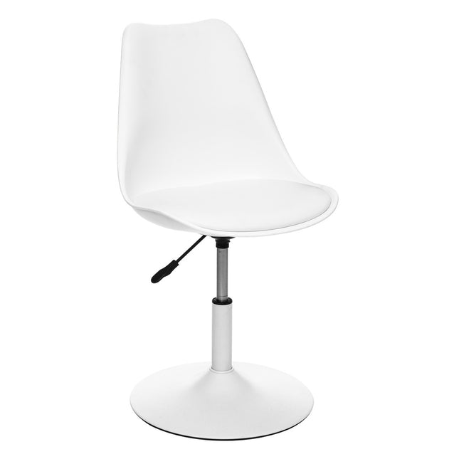 Silla "Aiko" regulable en altura blanco - 179170A