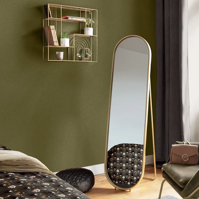 Espejo de pie "Edi" metal dorado 160x44cm - 179440