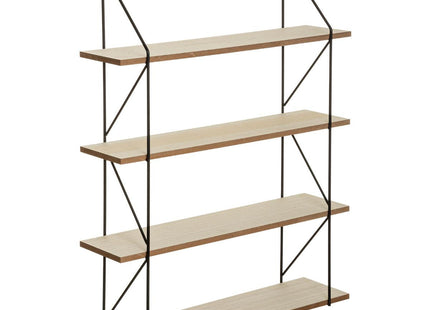 Estante de pared "Iris" en madera y metal 60x80cm - 179497