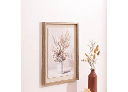Cuadro estampado "Tiana" 40x50cm beige - 179508A
