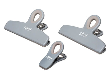 3 pinzas/clips metálicos - 179644