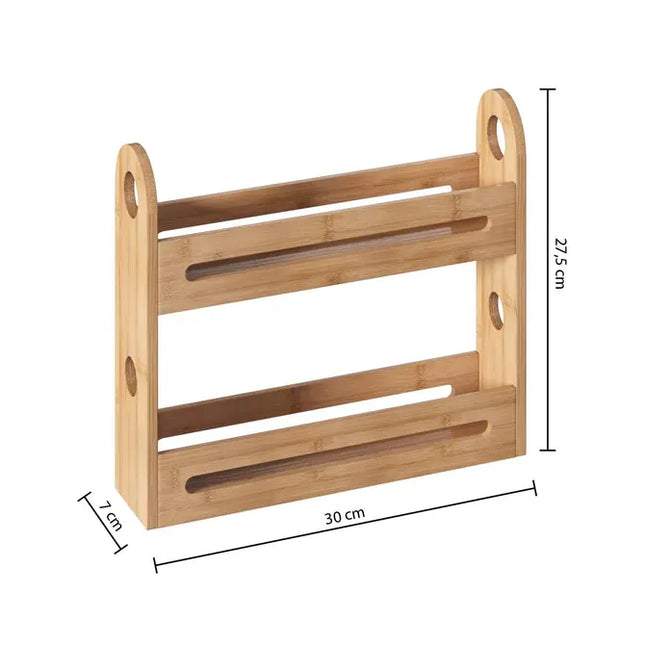 Estante para especias de bambú de 2 niveles - 179655