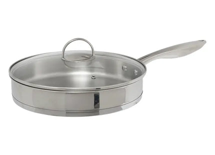 Sartén "Resilience" para saltear de acero inoxidable D28 cm - 179708