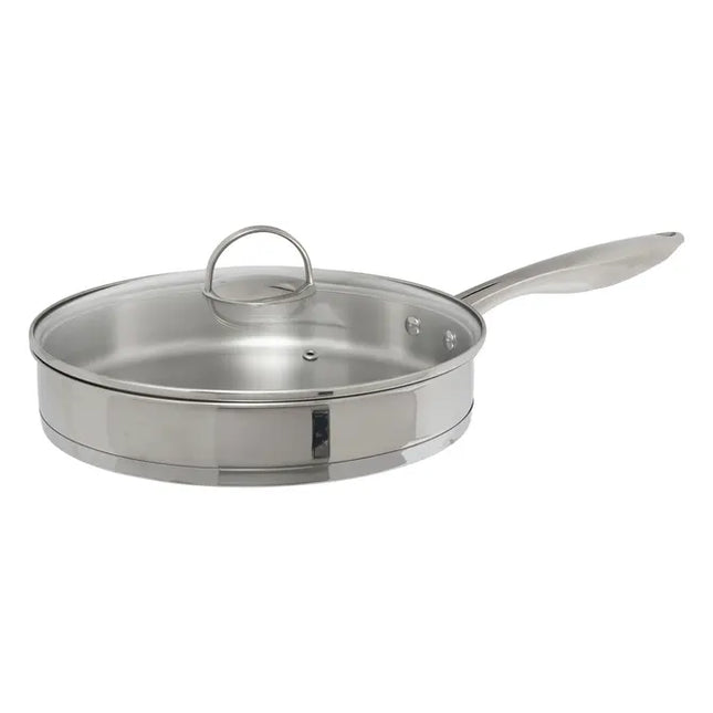 Sartén "Resilience" para saltear de acero inoxidable D28 cm - 179708