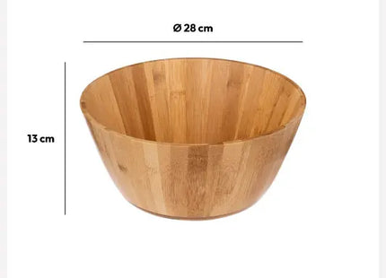 Ensaladera de bambú D28cm - 179734