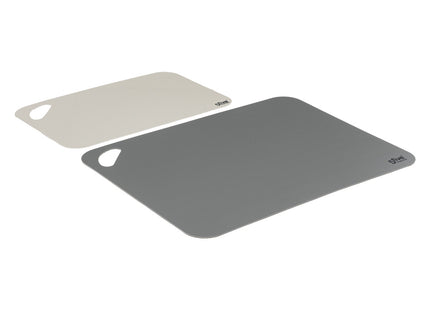 Set de 2 tablas de cortar flexibles con asas y antideslizantes - 179736