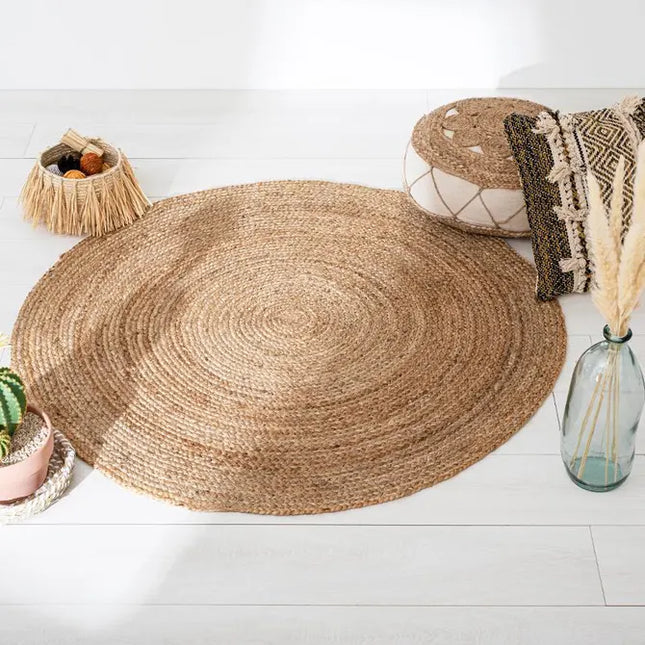 Alfombra de yute "Natura" diámetro 120cm - 181000