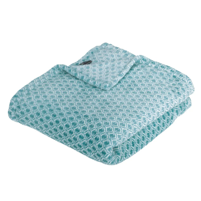 Frazada de franela "Otto" Azul canario 125x150cm - 181018Q