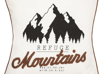 Almohada de algodón estampado "Wild" 40x40cm - 181033