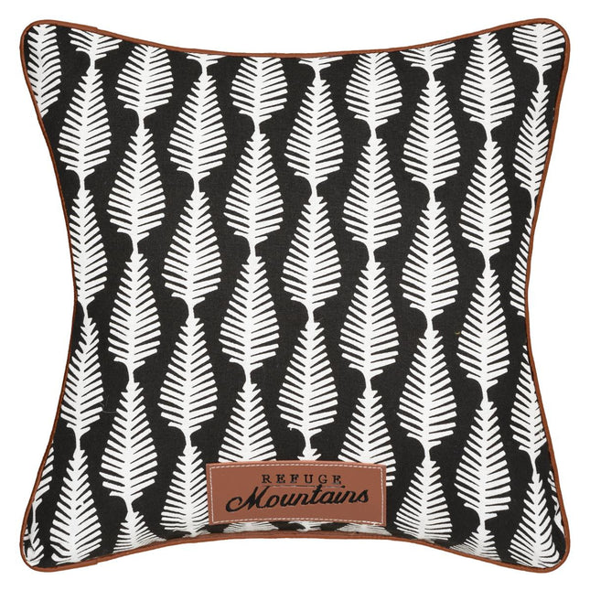 Almohada de algodón estampado "Wild" 40x40cm - 181033