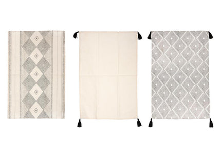 Juego de 3 paños de cocina de algodón estampado "Oasis" 45x70 - 181041